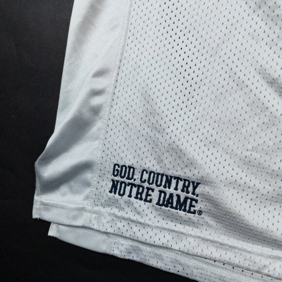 Notre Dame Fighting Irish Football Jersey Men's Large Under Armour #33 White - Picture 5 of 16